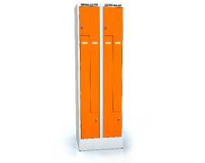 Cloakroom locker Z-shaped doors ALDOP 1920 x 600 x 500